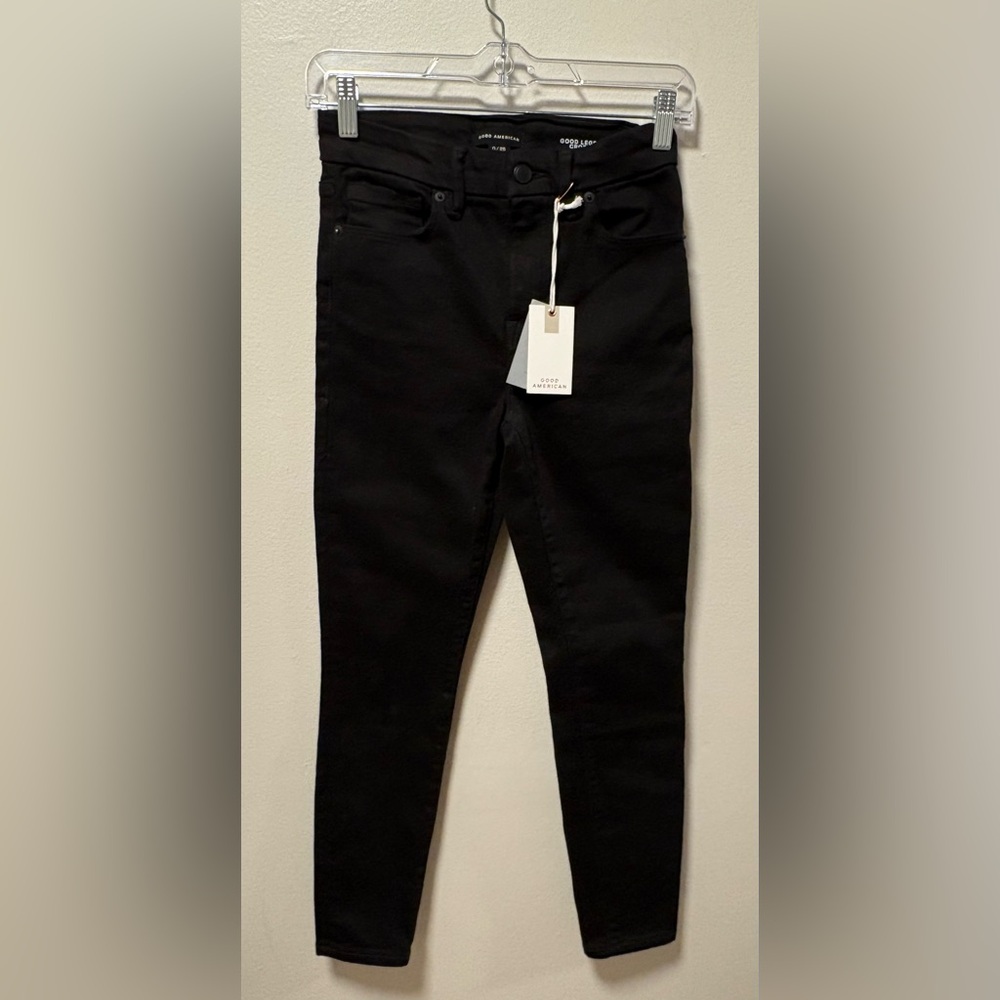 NWT Good American Good legs crop jeans skinny shaping minimalist contemporary